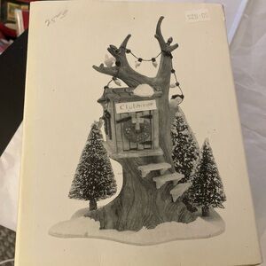 Department 56 Christmas Kids Tree House Club House Snow Village #5168-3 Vintage
